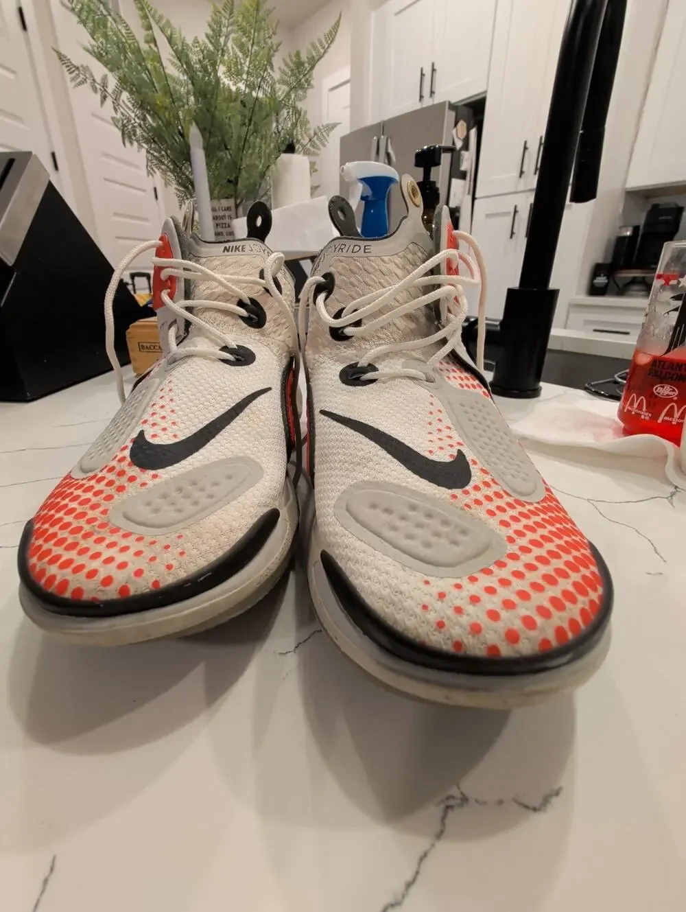 Nike Joyride CC3 Setter High Top Sneakers White Red Black Men's Sz 12